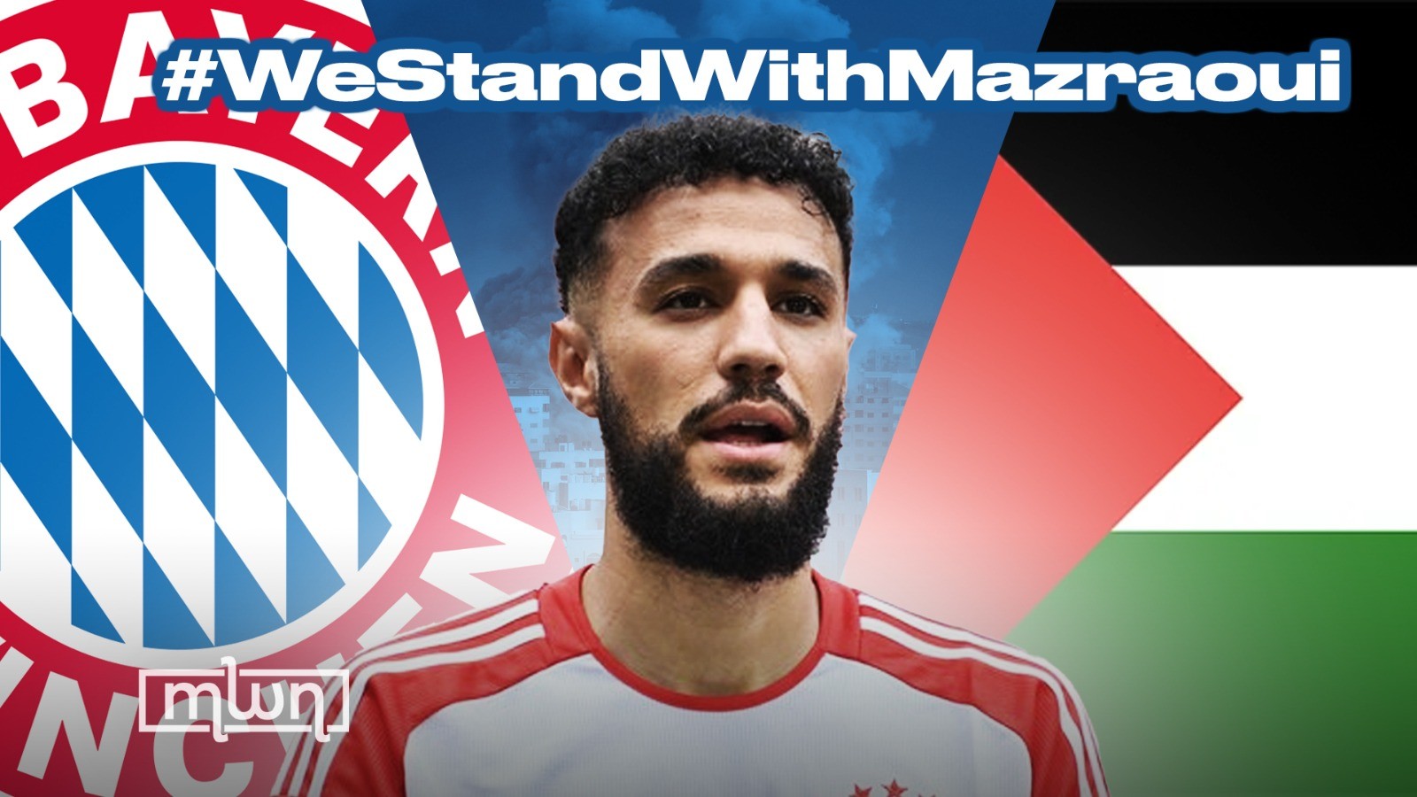 Online Campaign Rallies Behind Mazraoui Amid Criticism for Palestine Stance