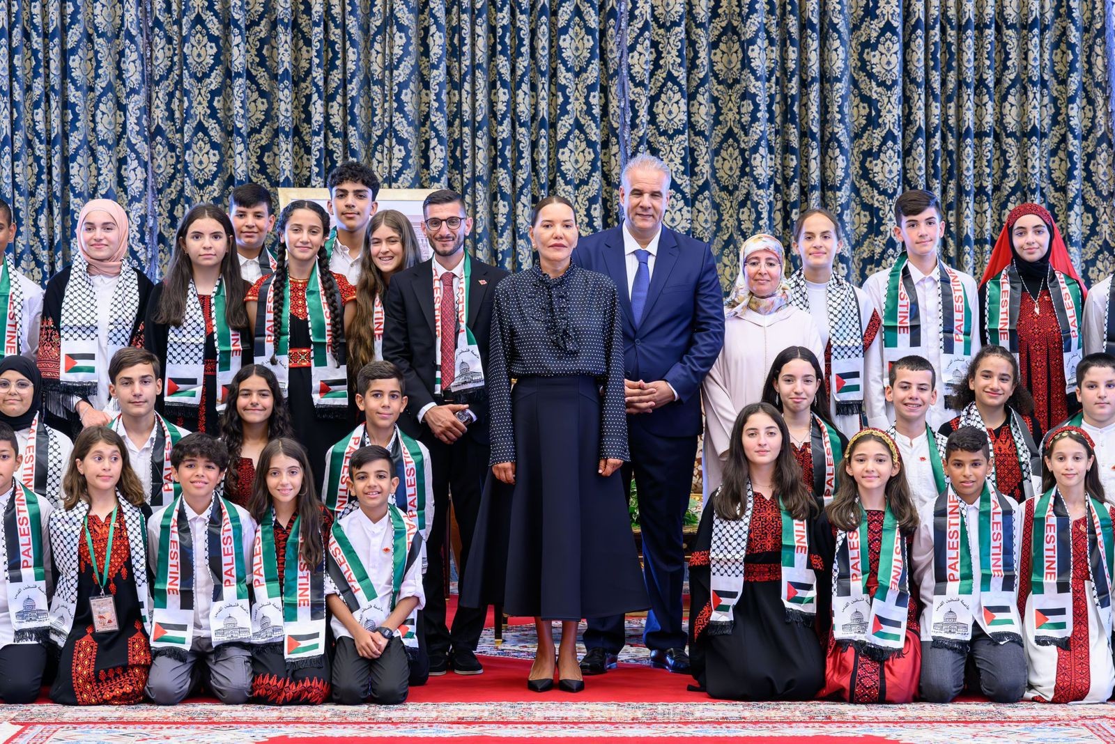 Princess Lalla Hasnaa Hosts Palestinian Children in Summer Camps