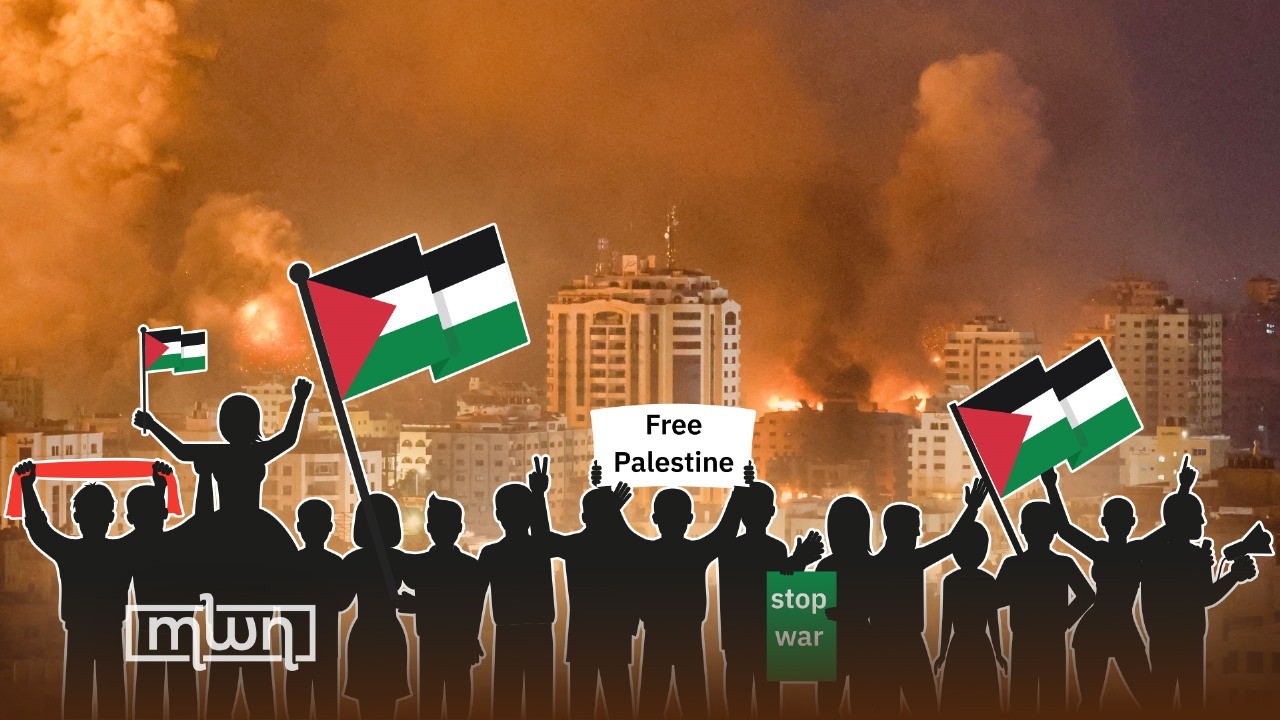 Protesters March En Masse in Rabat to Voice Ever-Lasting Support for Palestinian Cause