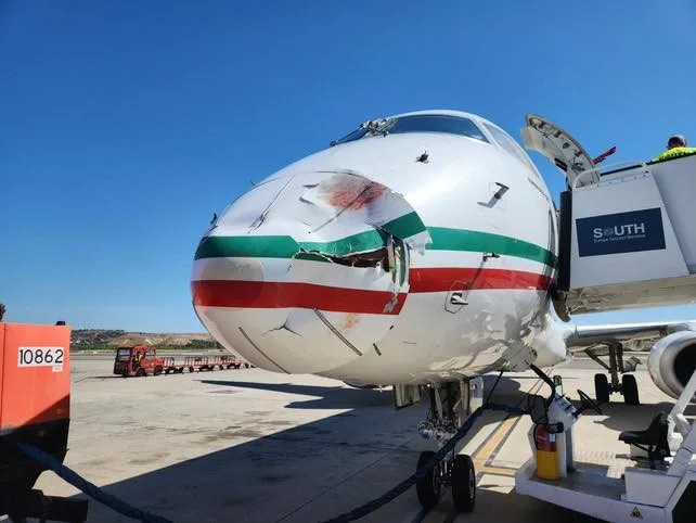 Royal Air Maroc Flight Collides with Bird Flock Causing Severe Damage