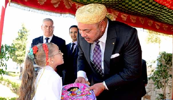 King Mohammed VI’s ‘One Million Schoolbags Initiative’ Benefits 4,365,000 Children