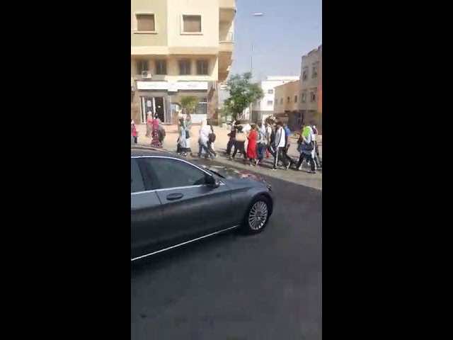 Video: Nador Students Protest Court Sentences of Hirak Rif Activists