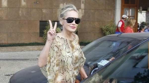 Sharon Stone: Middle East peace process ‘like going to the gym’