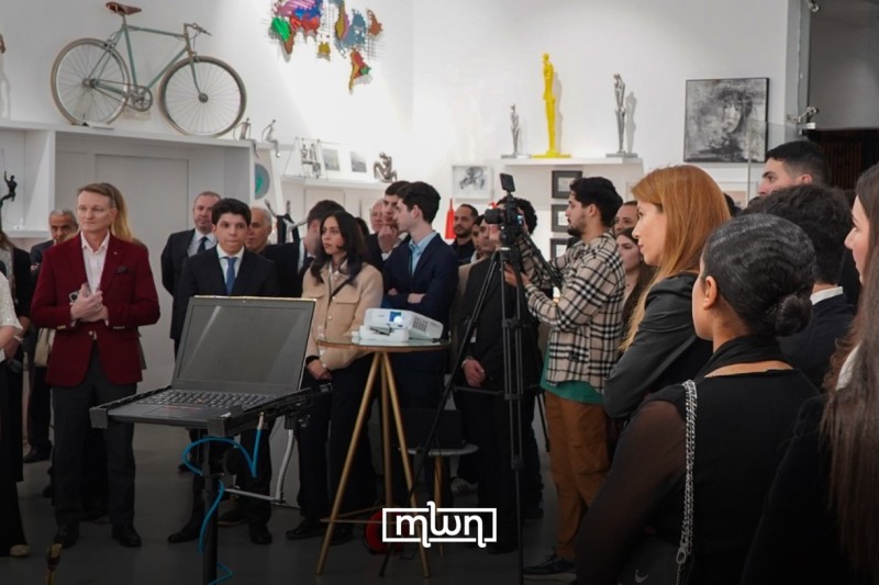 Attendees at the event