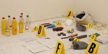 BCIJ seized a large quantity of liquids