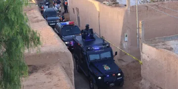 The DGST services seized the material in an open area in Ain Aouda near Tamsna on the outskirts of Rabat.