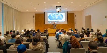Jacob Jones, Director of Science and Technologies for Phosphorus Sustainability (STEPS), delivered his keynote presentation on phosphorus sustainability, focusing on Morocco’s pivotal role in this critical resource.