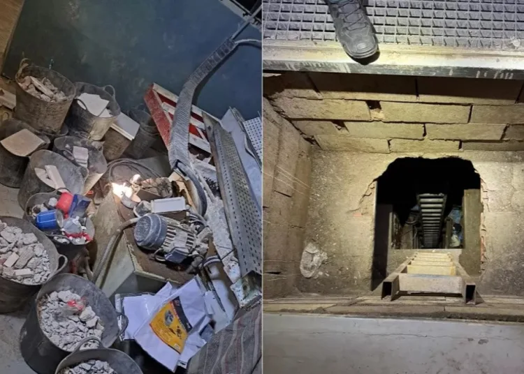 Drug-smuggling tunnel discovered linking Morocco and Spain’s Ceuta enclave.