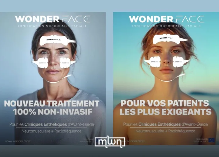 Developed in Europe, WonderFace combines neuromuscular stimulation and radiofrequency to target facial muscles and skin layers.