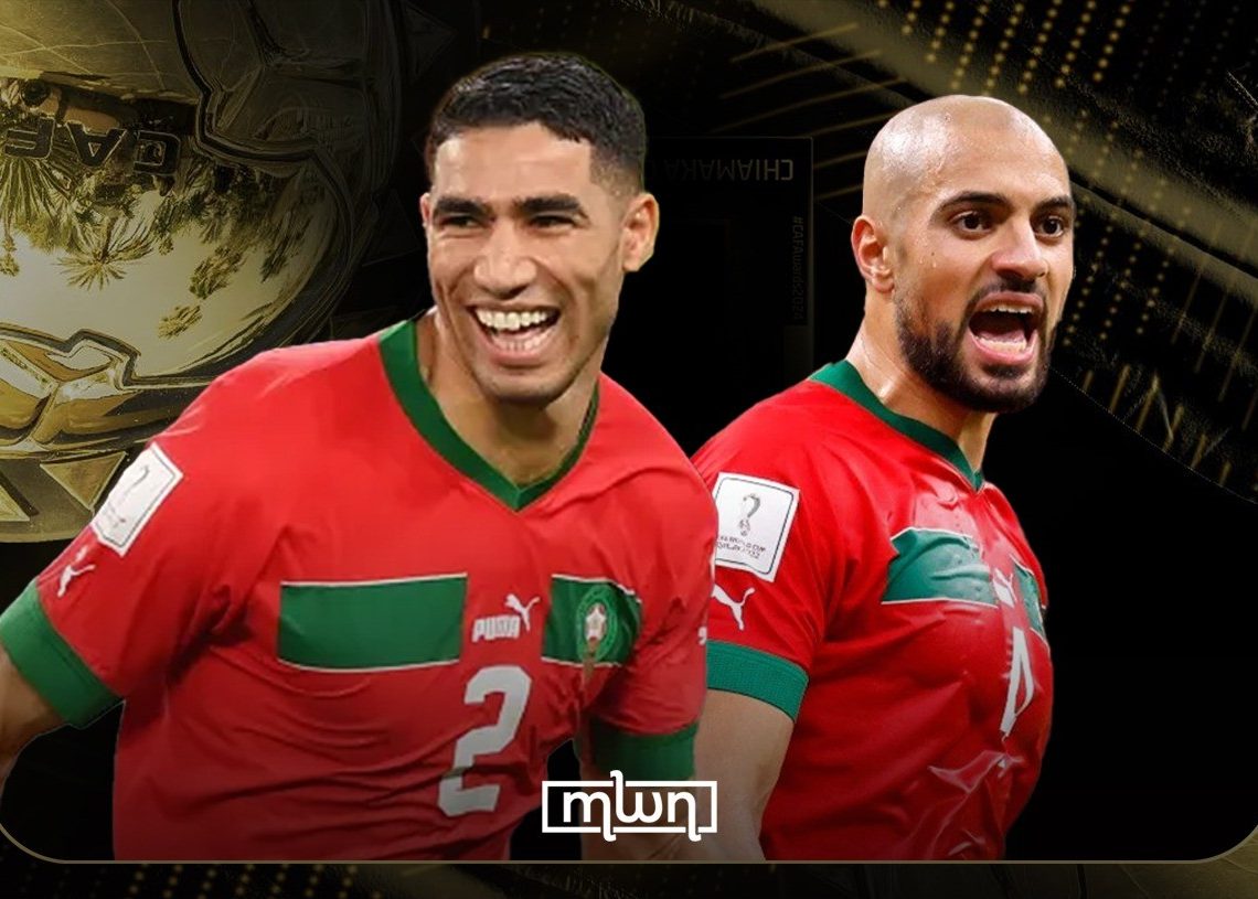 フテラ2024　1of1 モロッコ　HAKIMI AMRABAT メモラ Achraf Hakimi, Sofiane Amrabat Feature in Best XI of 2024 Men's