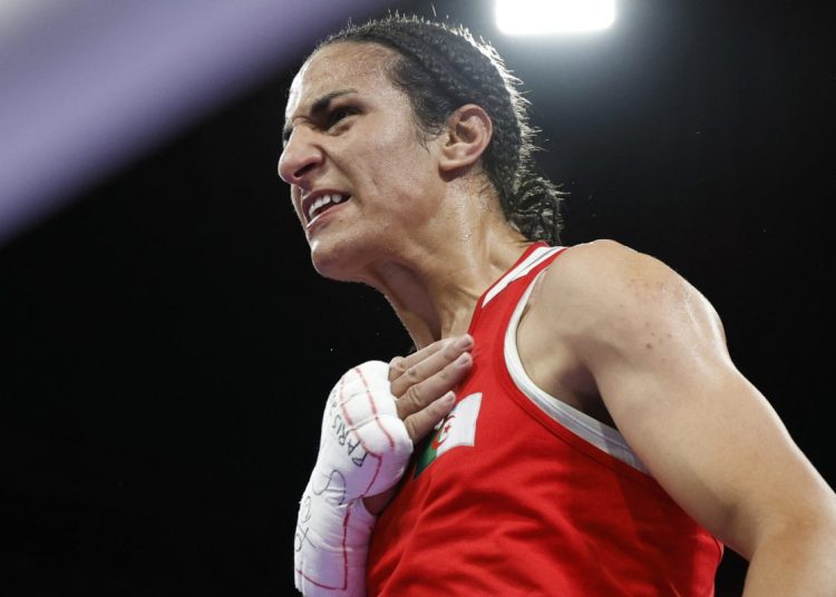 Algerian boxer Imane Khelif