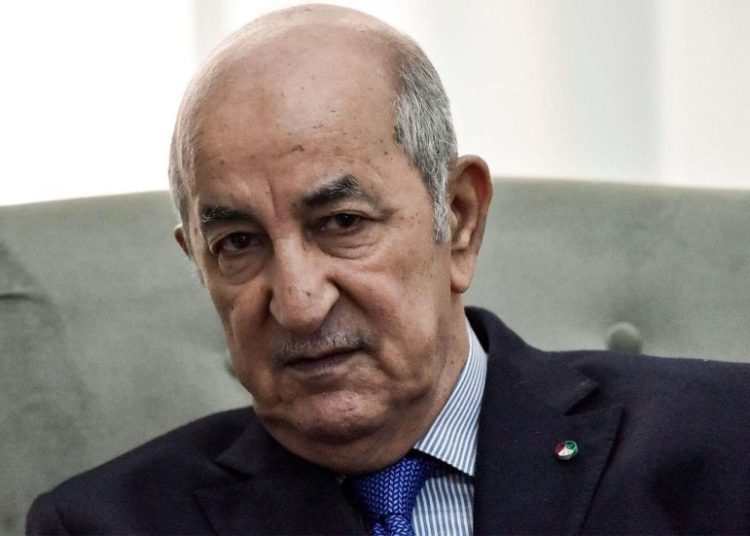 Algeria President Abdelmadjid Tebboune