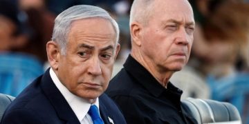 Israeli Prime Minister Benjamin Netanyahu and Israeli Defense Minister Yoav Gallant in Israel