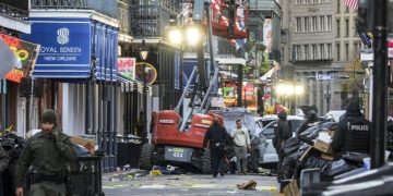 The aftermath of the attack. Matthew Hinton / AFP