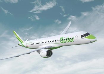 Binter plane. Credit: Binter