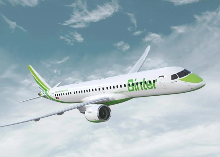 Binter plane. Credit: Binter