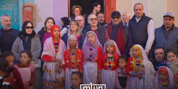 The inauguration of the construction of a new learning center in Talatast