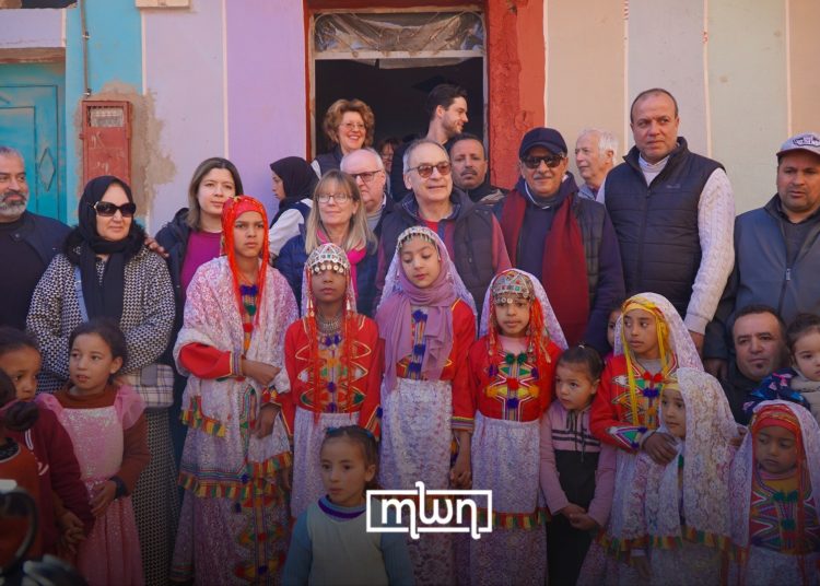 The inauguration of the construction of a new learning center in Talatast
