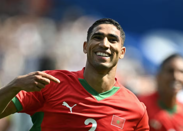 Achraf Hakimi could become the first Moroccan to win the title since Mustapha Hadji ©AFP