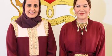 Princess Lalla Hasnaa and Sheikha Al Mayassa Bint Hamad Al-Thani