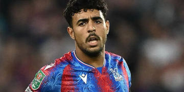 Chadi Riad suffered a renewed ACL injury during a training session at Crystal Palace