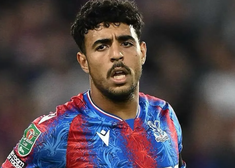 Chadi Riad suffered a renewed ACL injury during a training session at Crystal Palace