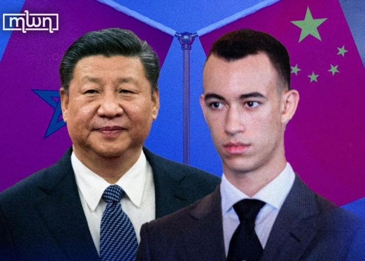 Crown Prince Moulay El Hassan and Chinese President Xi Jinping