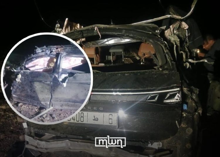 Five Israeli Breslav Hasidim die in car crash near Ouarzazate. Credit: ZAKA