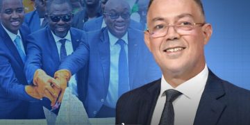 Lekjaa was one of more than 25 football federation presidents who attended.