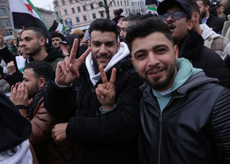 Syrians are celebrating across Europe and beyond the end of Bashar Al-assad’s 24-year rule