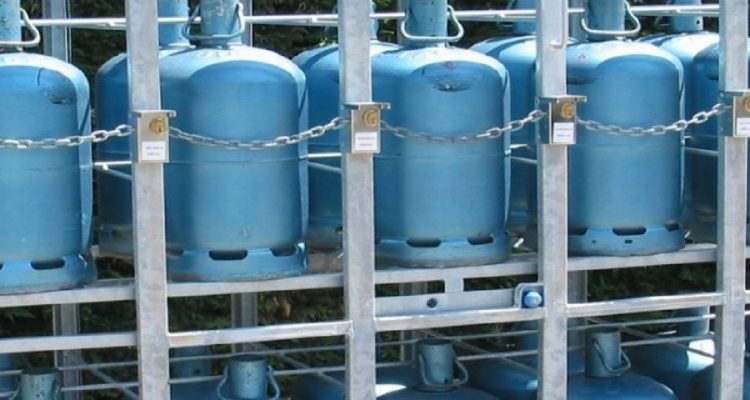 gas cylinders.