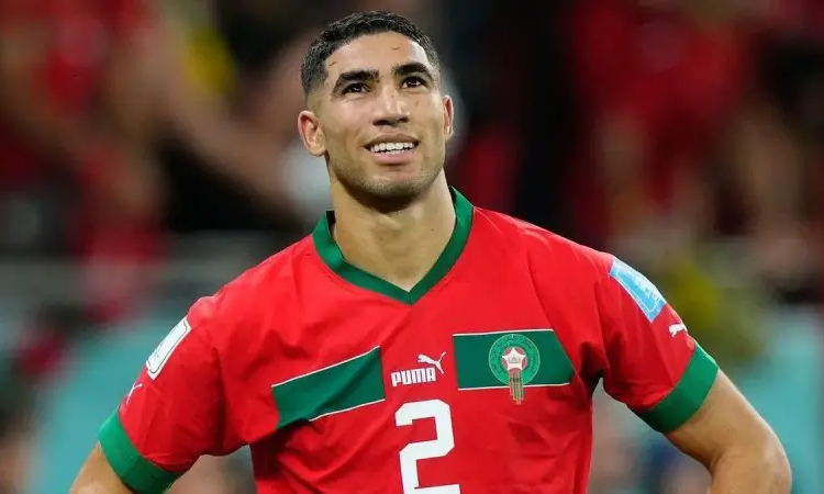 Morocco's football start Achraf Hakimi.