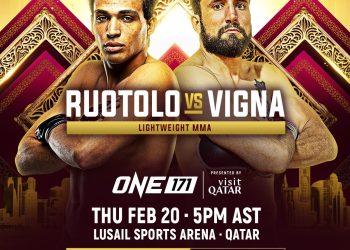 ONE Lightweight Submission Grappling World Champion Kade Ruotolo will put his unblemished professional MMA record on the line as he squares off against unbeaten debutant Nicolas Vigna.