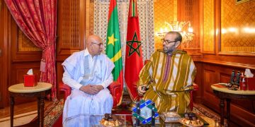 King Mohammed VI and Mauritania's President