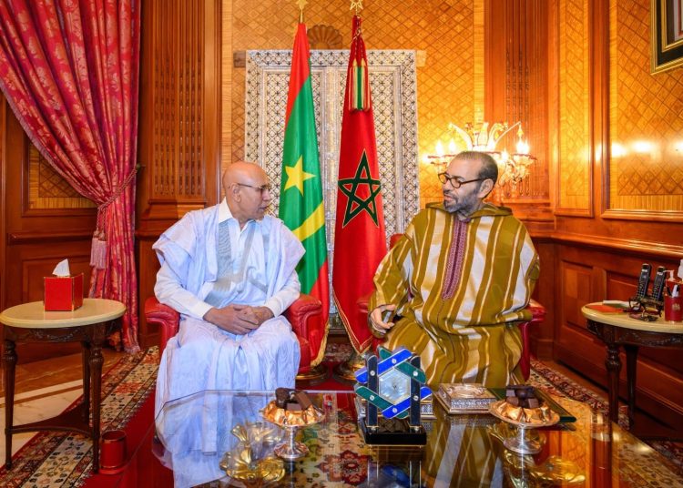 King Mohammed VI and Mauritania's President