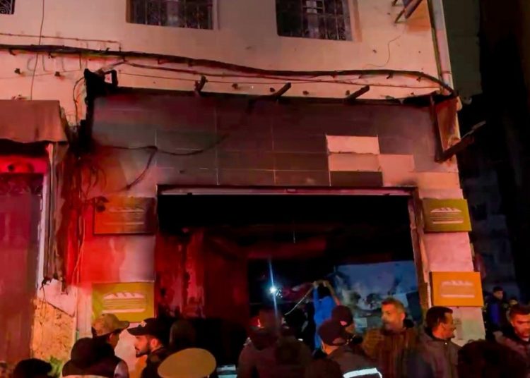 The fire resulted in massive matertial damage