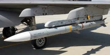 AIM-120C-8 AMRAAM is an advanced air-to-air missile used by fighter jets. It’s designed to hit enemy aircraft from a long distance with high accuracy