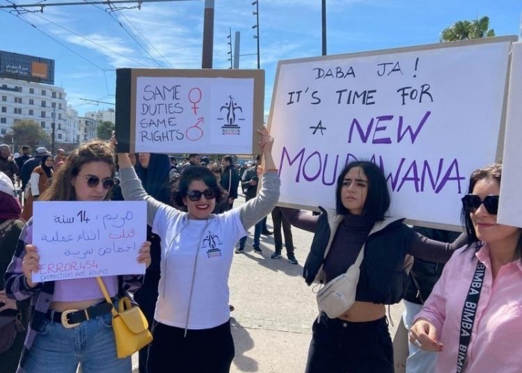 Moroccan women calling for a new Moudawana