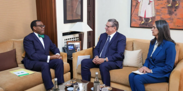 Aziz Akhannouch met with Akinwumi Adesina today in Rabat