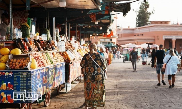 Tourists in Marrakech