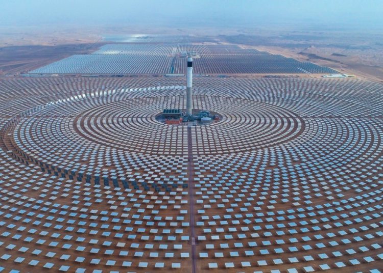 Noor Ouarzazate Solar Complex in Morocco