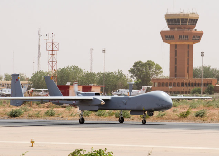 Drones monitor smuggling and trafficking networks.