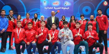 Moroccan Karate national team ended the Arab Karate Championship in  third place with 20 medals