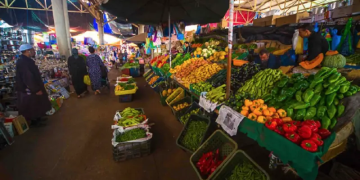 Moroccan market.