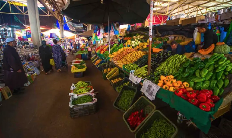 Moroccan market.