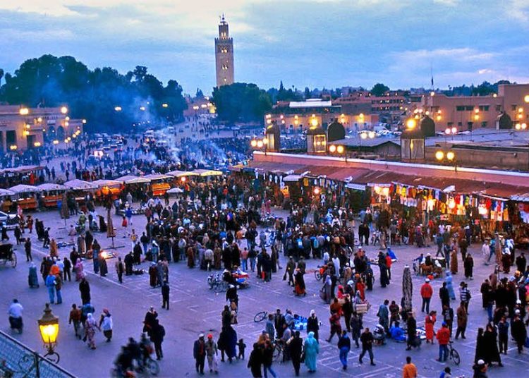 Tourists in Morocco