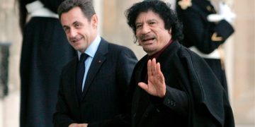 Nicolas Sarkozy invited Muammar Gaddafi to Paris for a state visit in 2007. MAYA VIDON/EPA