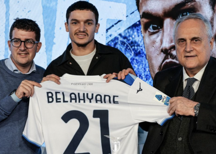 Reda belhayane has completed his loan move to Lazio with an obligation to buy