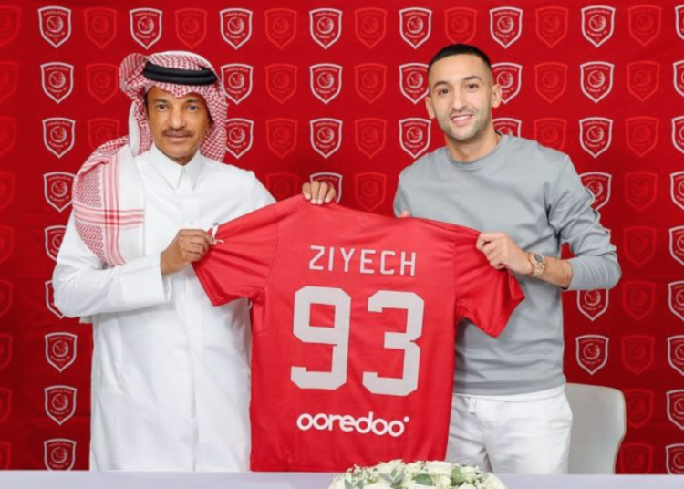 Hakim Ziyech has made a shock move to the Qatari side Al-Duhail