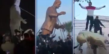 Videos have emerged showing Syrian rebel groups and citizens celebrating the announcement.